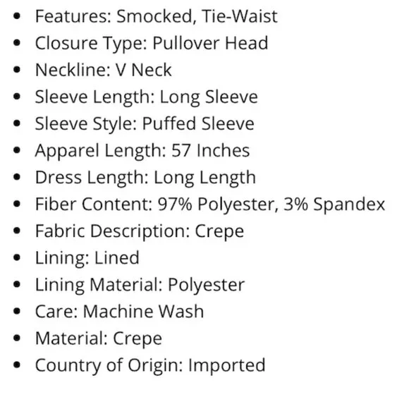 Spring Dress !! 12P 53" Long - Picture 5 of 5